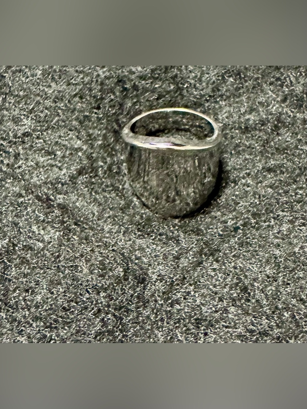 RSC Silver Dome Silver-tone Ring - Classic Minimalist Style Size ~9 1/2